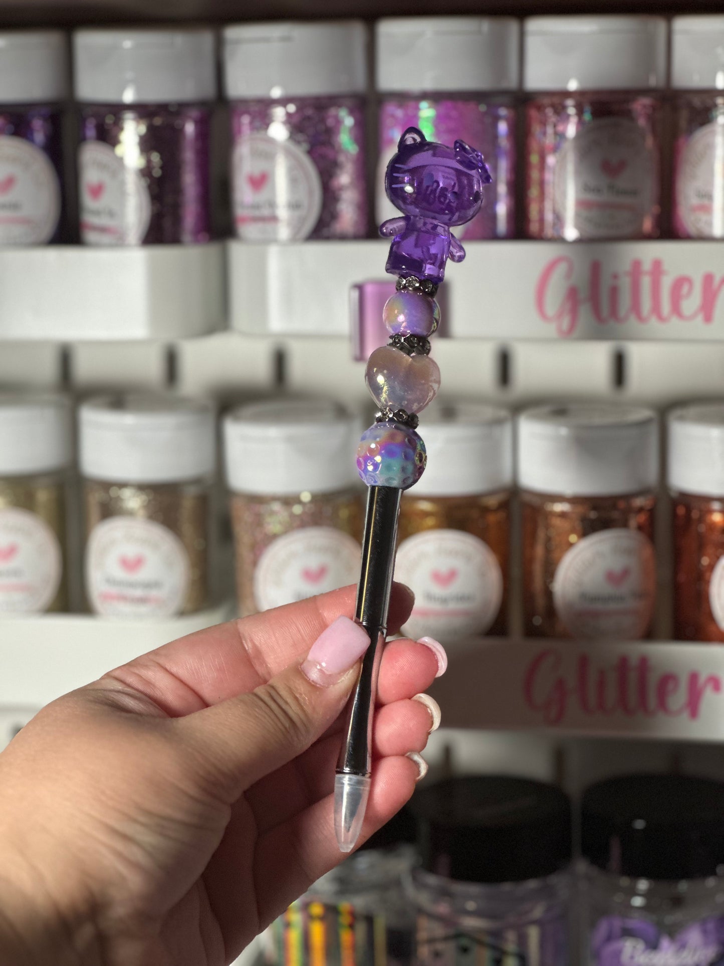 Purple Kitty Pencil