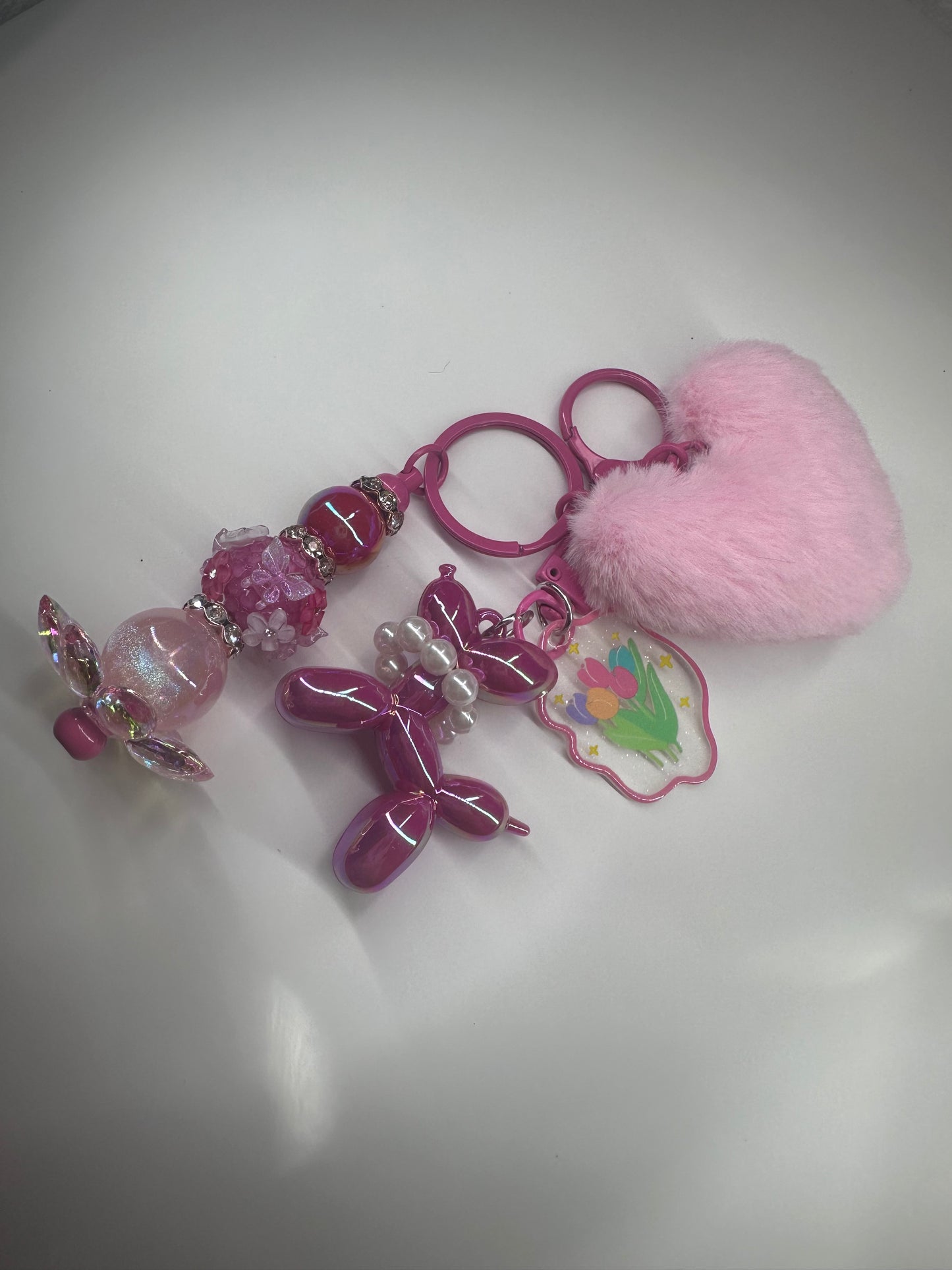 Ballon dog keychain