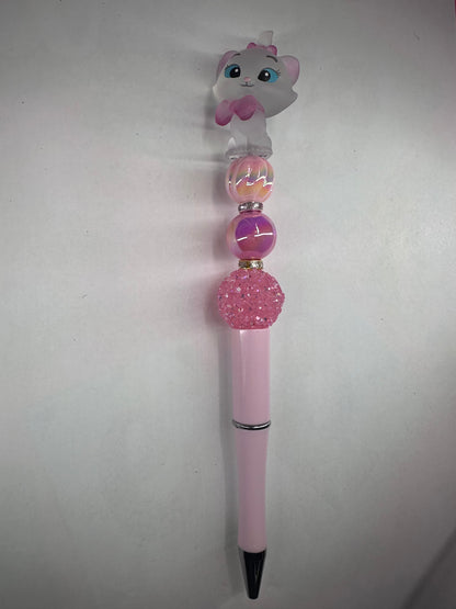 Marie Cat Beadable Pen