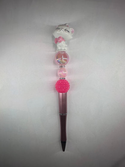 Marie Cat Beadable Pen