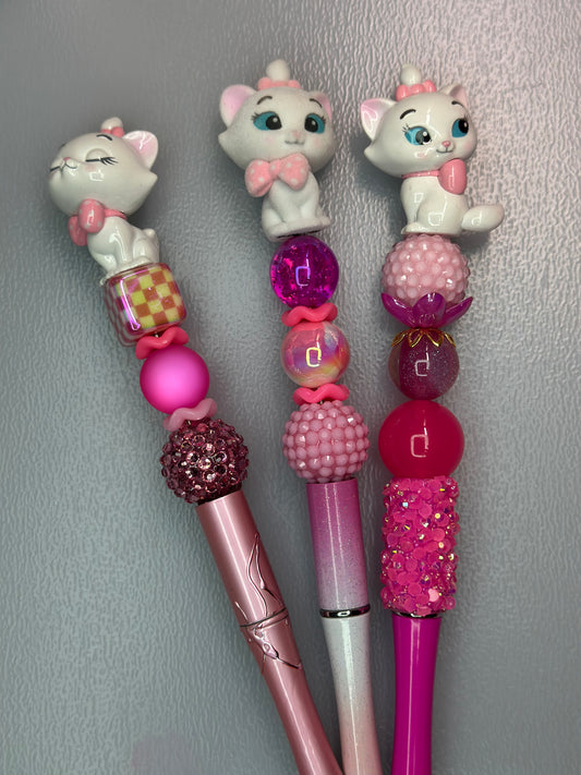 Marie Cat Beadable Pen