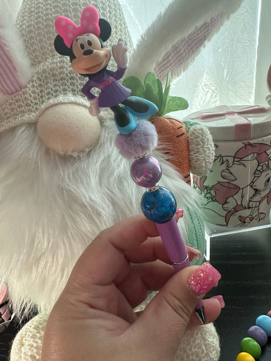 Girl Mouse Purple dress