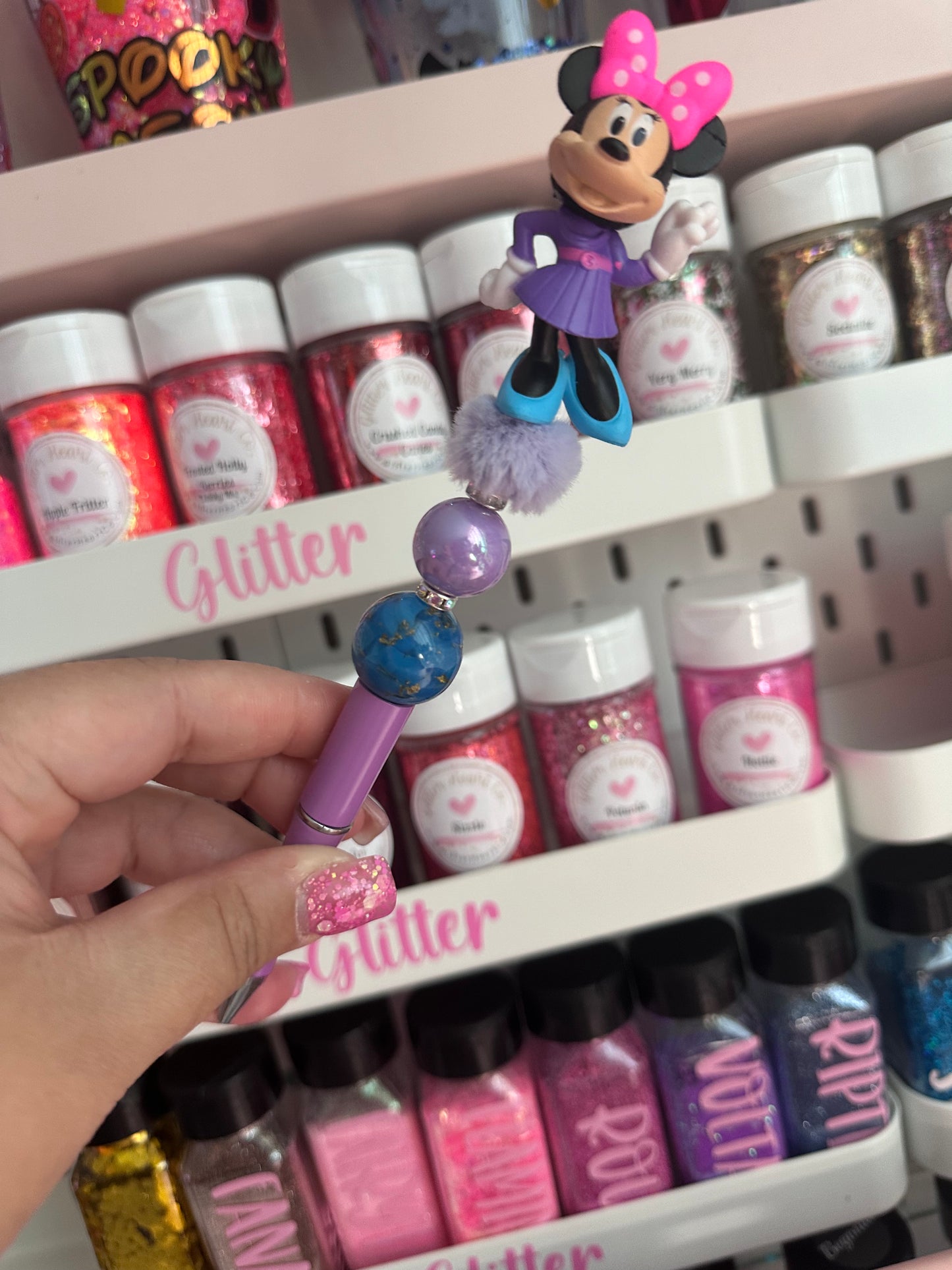 Girl Mouse Purple dress