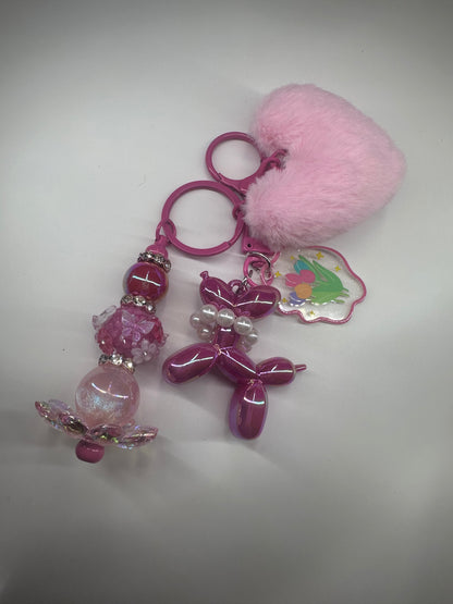 Ballon dog keychain