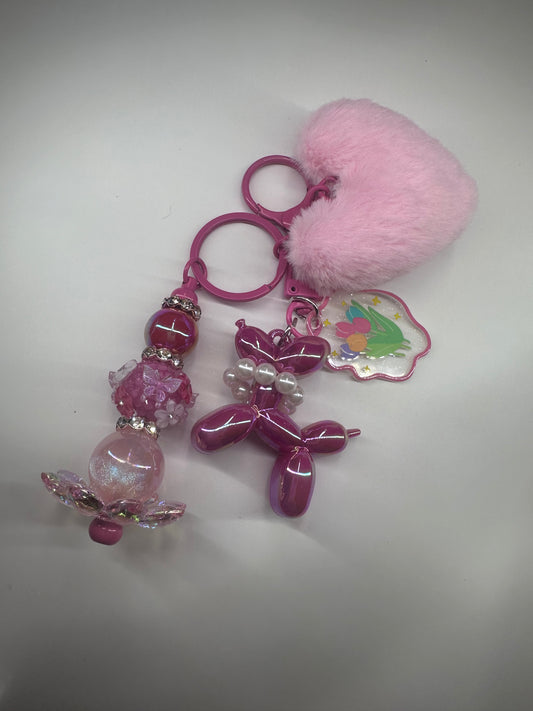 Ballon dog keychain